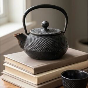 Japanese Nambu Tekki Cast Iron Teapot